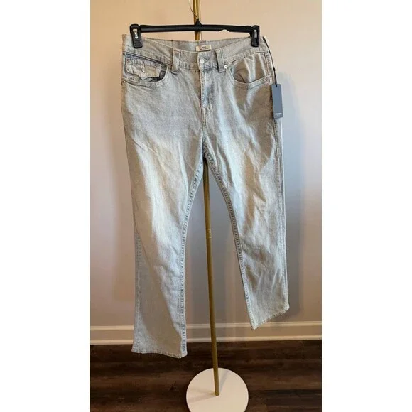 True Religion Men’s Ricky Big T Straight Jeans 34 $199 NWT - Picture 5 of 9